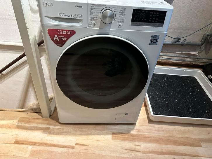 LG F4WN508S0 Direct Drive Wasmachine - Topstaat!, Witgoed en Apparatuur, Wasmachines, Zo goed als nieuw, Voorlader, 8 tot 10 kg