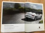 Porsche Boxster Spyder originele advertentie 2010, Ophalen of Verzenden, Gelezen, Porsche