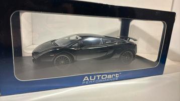Lamborghini gallardo superleggera black autoart beschikbaar voor biedingen
