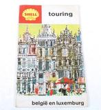 landkaart shell touring België - Luxemburg - 1964, Ophalen of Verzenden, 1800 tot 2000, Landkaart, Zo goed als nieuw