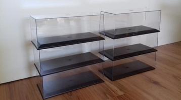 6x vitrine boxen - display boxen voor 1:18 modelauto's beschikbaar voor biedingen