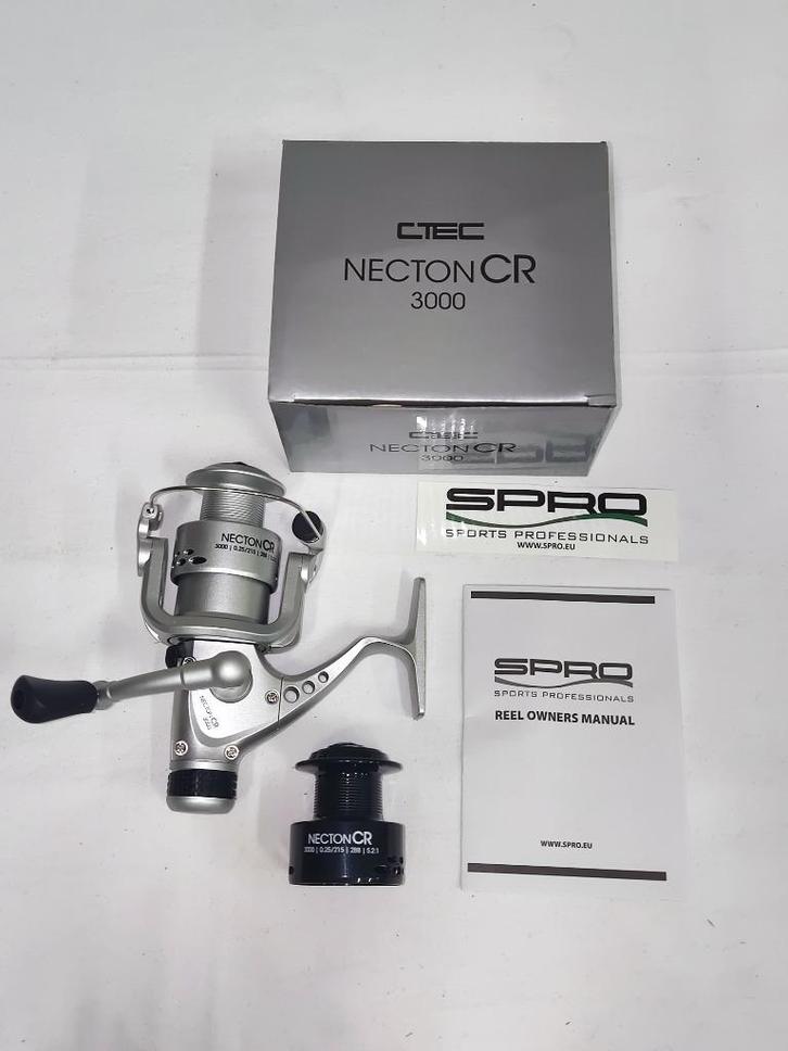 Spro Necton CR 3000 Molen 2-Lagers + Reserve Spoel - Nieuw !, Watersport en Boten, Hengelsport | Algemeen, Nieuw, Molen, Ophalen of Verzenden