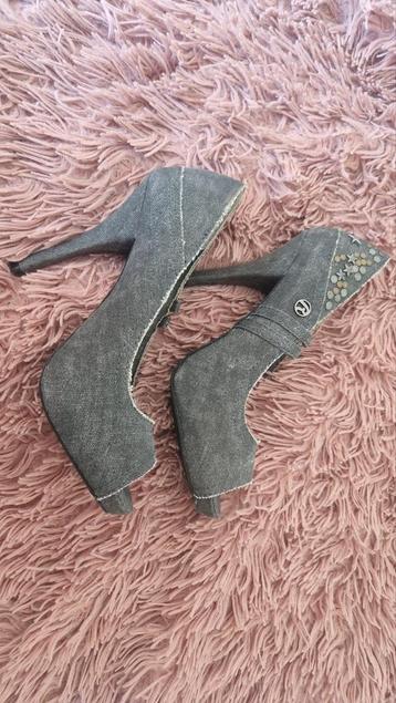 Nieuw! Replay high heels maat 37 Grijs beschikbaar voor biedingen