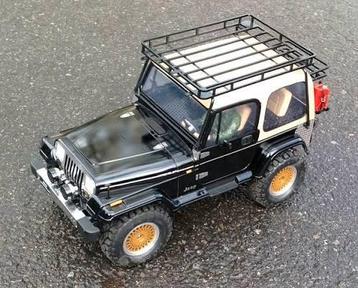 RC Crawler Dakrek & Achterklep Rek - Tamiya Jeep Wrangler  beschikbaar voor biedingen