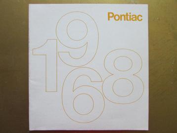 1968 PONTIAC prestige brochure, Engels beschikbaar voor biedingen