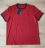 Fred Perry Ringer T-shirt - nooit gedragen, Ophalen of Verzenden, Fred Perry, Rood, Maat 56/58 (XL)