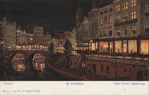 Gerstenhauer - 511 - twa : Bij Avondlicht - Utrecht, Verzamelen, Ansichtkaarten | Themakaarten, Ongelopen, Voor 1920, Overige thema's