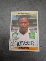 Panini sticker Voetbal 95. Speler Romano Sion FC Groningen., Ophalen of Verzenden, Zo goed als nieuw, Sticker