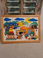 Houten Puzzel 40 Stukjes - Camping Thema, Gebruikt, 10 tot 50 stukjes, Ophalen of Verzenden, Van hout