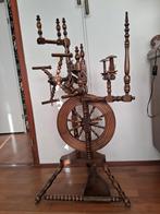 Prachtig eiken houten Spinnewiel mooi gedraaid hout., Hobby en Vrije tijd, Spinnewielen en Spinnen, Ophalen, Gebruikt, Spinnewiel