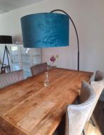 Vloerlamp met diepgroene velours kap, Ophalen, Zo goed als nieuw, 150 tot 200 cm