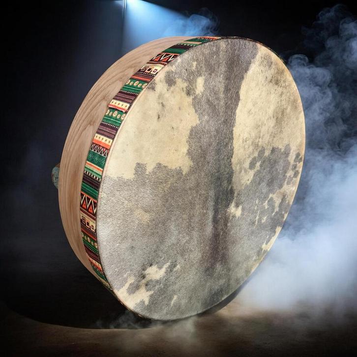 OVERGEDRAGEN Framedrum Nubische Geit 47 cm, Muziek en Instrumenten, Percussie, Zo goed als nieuw, Melodische percussie, Ophalen of Verzenden