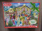 Falcon Kerst Puzzels - 2x 1000 stukjes, Hobby en Vrije tijd, Denksport en Puzzels, Ophalen of Verzenden, 500 t/m 1500 stukjes
