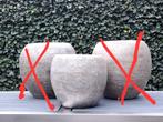 Mooie grote bloempot voor binnen., Ophalen, Steen, Minder dan 30 cm, Rond