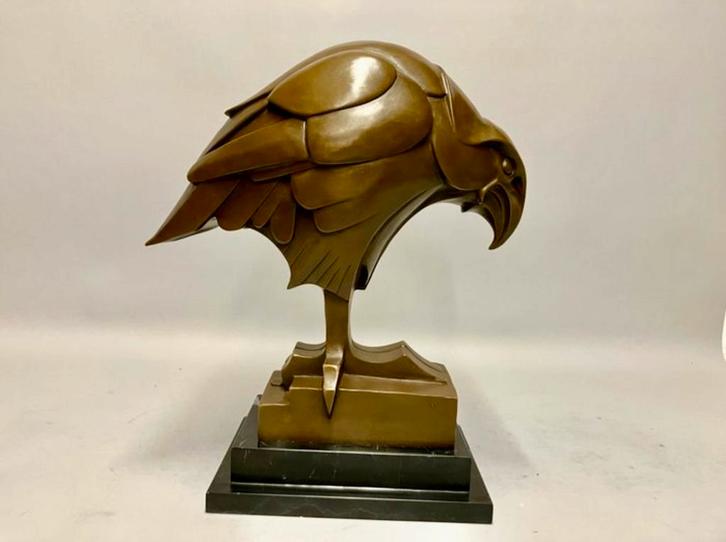 Bronzen Beeld van een Arend, Adelaar, Roofvogel, Antiek en Kunst, Antiek | Koper en Brons, Brons, Ophalen of Verzenden