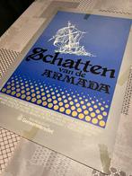Vintage Poster Schatten van de Armada, Deurposter of groter, Ophalen of Verzenden, Reclame, Rechthoekig Staand