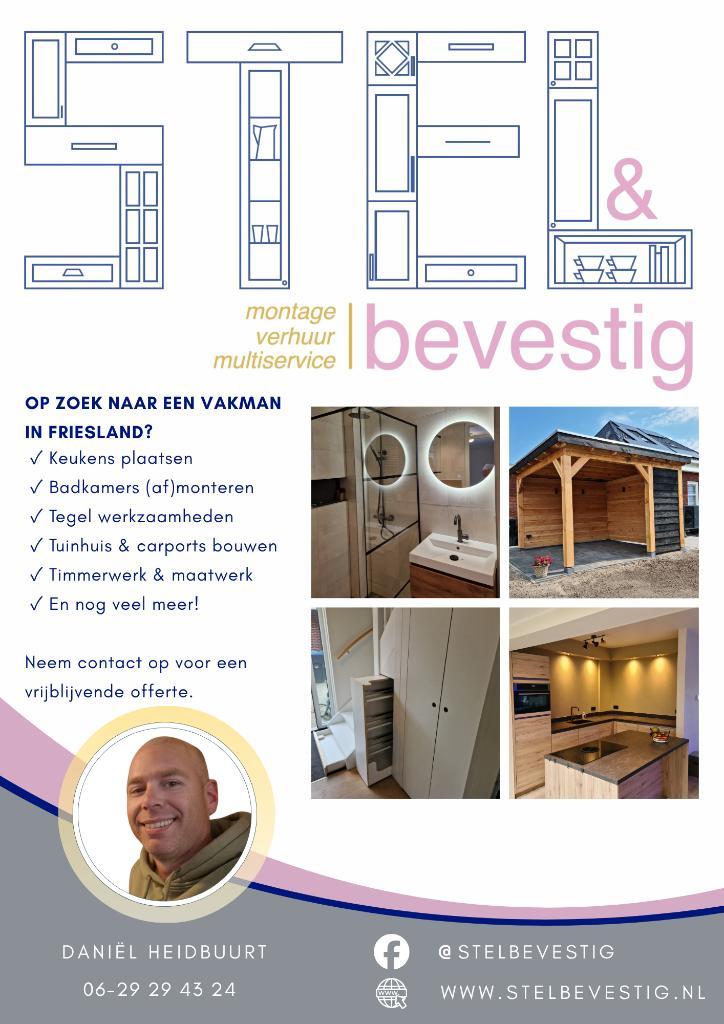 Klusjesman Friesland, snel en vakkundig, voor al uw klussen, Diensten en Vakmensen, Klussers en Klusbedrijven