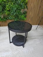 Ikea FRÖTORP bijzettafel, Minder dan 55 cm, Gebruikt, Rond, Glas