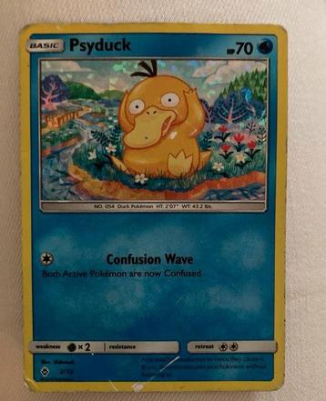 Psyduck Pokémon HOLO KAART beschikbaar voor biedingen
