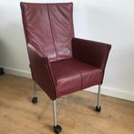 4 ZGAN Montis Chaplin stoel chair leer brique design modern, Huis en Inrichting, Stoelen, Ophalen, Leer, Zo goed als nieuw, Nvt