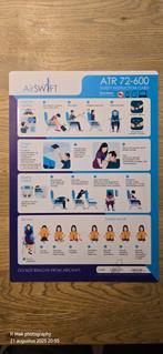 Safety Card AirSwift (Philippines) ATR 72-600, Verzamelen, Ophalen of Verzenden, Zo goed als nieuw, Kaart, Foto of Prent