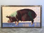 schilderij varken, Antiek en Kunst, Kunst | Schilderijen | Klassiek, Ophalen