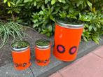 Brabantia oranje blikken retro/vintage (Patrice/Diana), Ophalen of Verzenden, Gebruikt, Overige, Overige merken