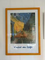 Grote Vintage Kunstposter Van Gogh (arles) In Gele Lijst, Gebruikt, Ophalen of Verzenden, Foto of Poster, 75 cm of meer