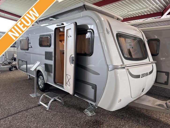 Eriba Feeling 442 Leano Elegance 2025 GRATIS MOVER!, Caravans en Kamperen, Caravans, Bedrijf, tot en met 3, 1000 - 1250 kg, Standaardzit