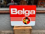 Belga oude reclame lichtbak plaat, Verzamelen, Merken en Reclamevoorwerpen, Gebruikt, ., Lichtbak of (neon) lamp, Ophalen of Verzenden