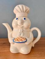 Pillsbury Doughboy Poppin'Fresh Cookies theepot, 1997 USA, Antiek en Kunst, Antiek | Keramiek en Aardewerk, Ophalen of Verzenden