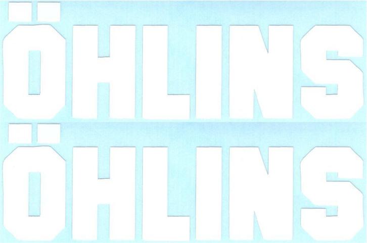 Ohlins sticker set #13, Motoren, Accessoires | Stickers, Ophalen of Verzenden