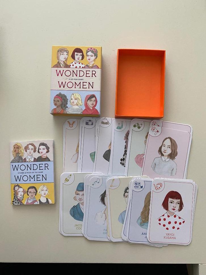Kaartspel Wonderwomen - Laurende King, Hobby en Vrije tijd, Gezelschapsspellen | Kaartspellen, Zo goed als nieuw, Ophalen of Verzenden