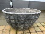 2x Betonnen Bloempotten - Grijs - 50x25x30cm, Tuin en Terras, Gebruikt, Binnen, Minder dan 40 cm, Overige vormen