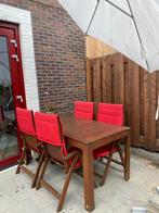Tuinset met 4 stoelen, Ophalen, Zo goed als nieuw