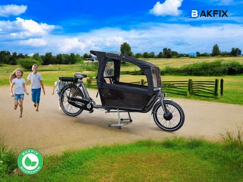 2dehands elektrische Cargo bike long met regentent, Fietsen en Brommers, Fietsen | Bakfietsen, Zo goed als nieuw, Overige merken