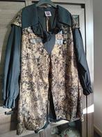 Zwart met gouden kleur jas voor maat 48, Ophalen of Verzenden, Zo goed als nieuw, Maat 46/48 (XL) of groter, Carnaval