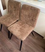 Set van 6 eetstoelen- comfortabel en in goede staat, Huis en Inrichting, Stoelen, Ophalen, Zo goed als nieuw, Stof