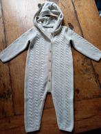Jumpsuit / onesie gebreid winter maat 80 beige, Kinderen en Baby's, Babykleding | Maat 80, Nieuw, Ophalen