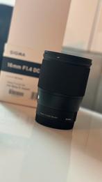 Sigma 16 mm f1.4  (Sony E-Mount), Audio, Tv en Foto, Fotografie | Lenzen en Objectieven, Groothoeklens, Ophalen of Verzenden, Zo goed als nieuw