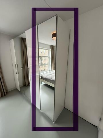 Pax kast met spiegel deur 50 x 58 x 236cm wit