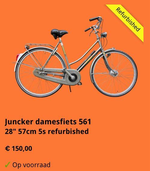 Juncker damesfiets 561, Fietsen en Brommers, Fietsen | Oldtimers, 55 tot 59 cm, Ophalen