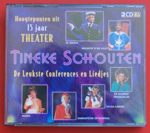 2cd Tineke Schouten Hoogtepunten uit 15 jaar Theater Vlekken, Cd's en Dvd's, Cd's | Humor en Cabaret, Boxset, Ophalen of Verzenden