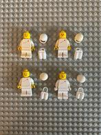 Lego Space 4 minifiguren met luchttank + helm., Ophalen of Verzenden, Gebruikt, Losse stenen, Lego
