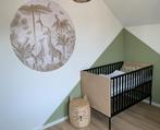 Baby ledikant Kidsmill Vince Black / Oak 70 x 140, Kinderen en Baby's, Babywiegjes en Ledikanten, Ophalen, Zo goed als nieuw, Ledikant