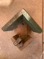 Te koop houten pindakaaspothouder, Ophalen of Verzenden, Gebruikt