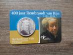 5 Euro 2006 Rembrandt van Rijn Vijfje UNC Coincard zilver, Koningin Beatrix, Zilver, Euro's, Ophalen of Verzenden