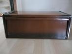 vintage broodtrommel, bruin, Huis en Inrichting, Ophalen of Verzenden, Gebruikt