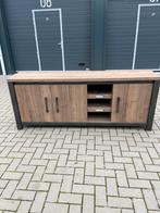 TV meubel Lamulux, Teakhout, Zo goed als nieuw, 200 cm of meer, Minder dan 100 cm