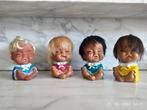 Serie vintage rubberen Iwai emotie poppetjes Korea 1971 v, Antiek en Kunst, Antiek | Speelgoed, Ophalen of Verzenden